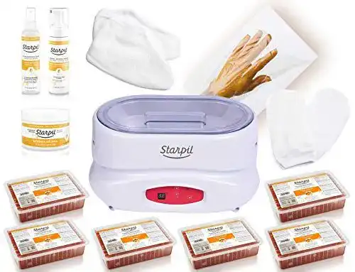 Paraffinbad Kosmetex Set mit Paraffinwärmer und Zubehör