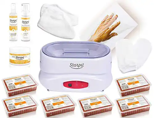 Paraffinbad Kosmetex Set mit Paraffinwärmer und Zubehör