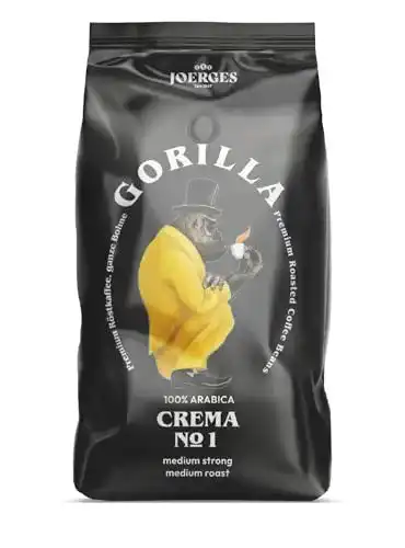Espresso Joerges Dark Roast und Gorilla Crema No.1, 1 kg im Vergleich