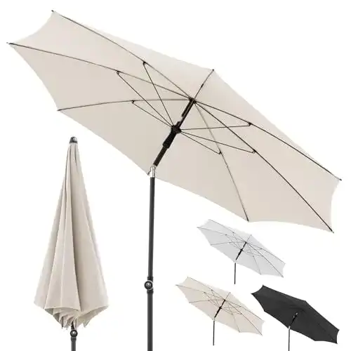 Doppler Sonnenschirm 200 cm für Garten und Terrasse