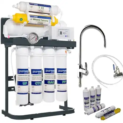 Osmoseanlage Purway Crystal Group PUR Booster Quick mit 7 Stufen