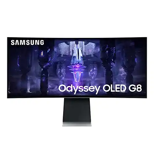 Samsung Odyssey OLED G8 Gaming Monitor 34 Zoll mit FreeSync Premium