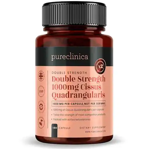 Cissus quadrangularis 1000mg vegetarische Kapseln – 180 Stück