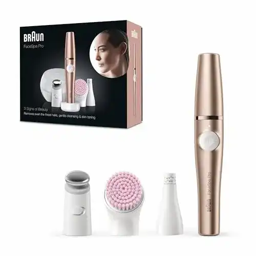 Braun FaceSpa Pro Beauty Set für Gesichtsepilierung und Hautpflege
