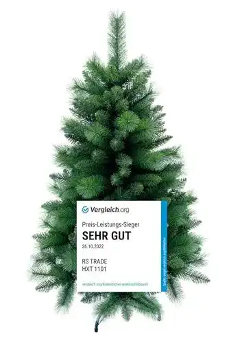 Künstlicher Weihnachtsbaum RS Trade 1101 mit 120 cm Höhe aus PVC
