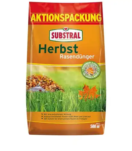 Substral Herbst Rasendünger mit hohem Kaliumgehalt