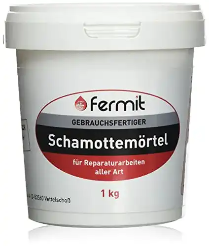 Schamottemörtel Fermit 1kg für feuerfeste Anwendungen