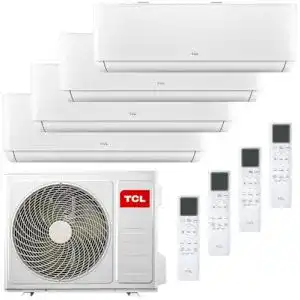 Multisplit-Klimaanlage Hantech TCL mit 4 Innengeräten für bis zu 30m²