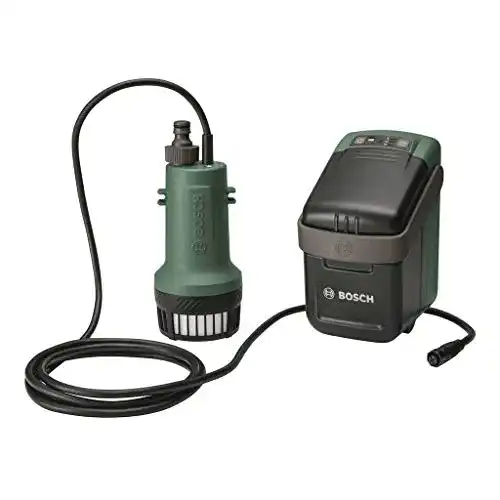 Bosch Akku-Tauchpumpe GardenPump 18 mit 1x Akku und 25m Reichweite