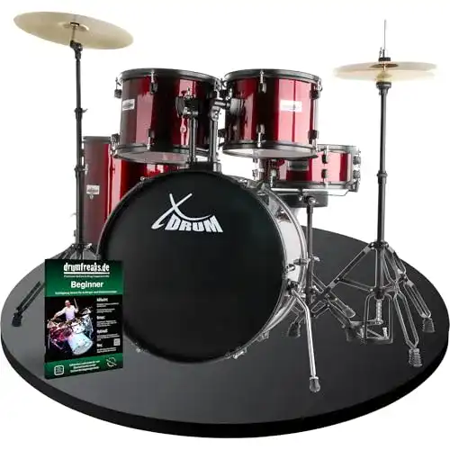 Schlagzeug XDrum Rookie 22″ Standard Komplettset Ruby Red