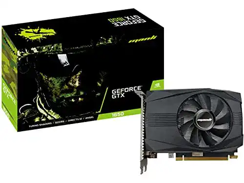 GeForce GTX 1650 Grafikkarte von Simpletek mit 4GB GDDR6