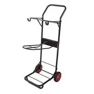 Sattelwagen Dema Meran für Pferde mit Sattelhalter und klappbarem Design