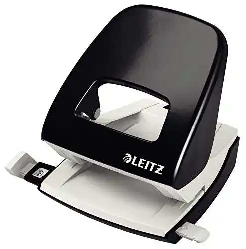 Locher Leitz Büro aus Metall für 30 Blatt mit Anschlagschiene