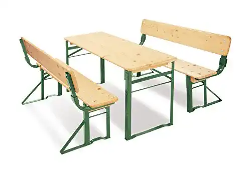 Pinolino Kinderfestzeltgarnitur Sepp mit Lehne 3-teiliges Set