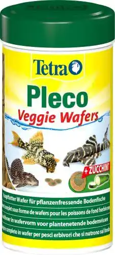 Welsfutter Tetra Pleco Veggie Wafers für pflanzenfressende Fische