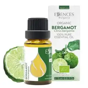 Bergamottöl Essences Bulgaria Bio-Bergamotte ätherisches Öl 15ml