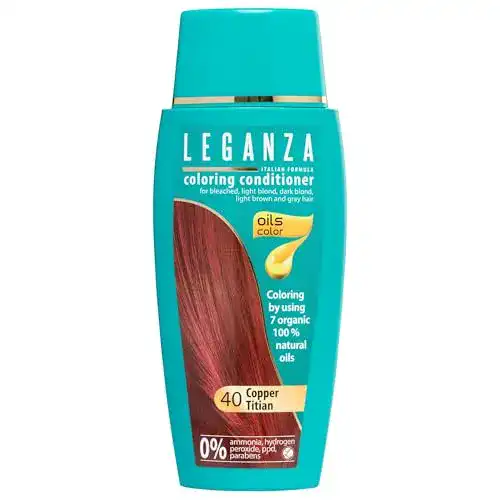 Kupfer Haarfarbe Leganza Balsam Haarfärbemittel Farbe 40