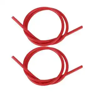 Zündkabel Qiilu, 2 Stück 8mm Silikon Auto Zündungskabel