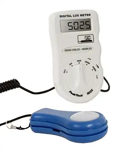 PeakTech Luxmeter – Digitales Lux-Messgerät mit externem Sensor