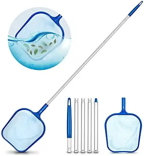 Pool Kescher Set von tillvex – Reinigungsset für Pools und Teiche