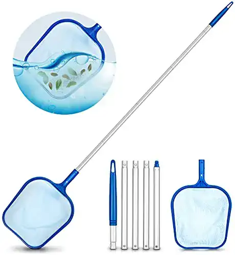 Pool Kescher Set von tillvex – Reinigungsset für Pools und Teiche