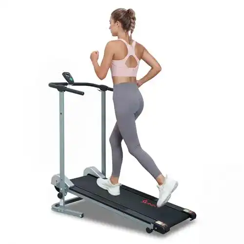 Mechanisches Laufband von Sunny Health & Fitness – Kompakt und Klappbar