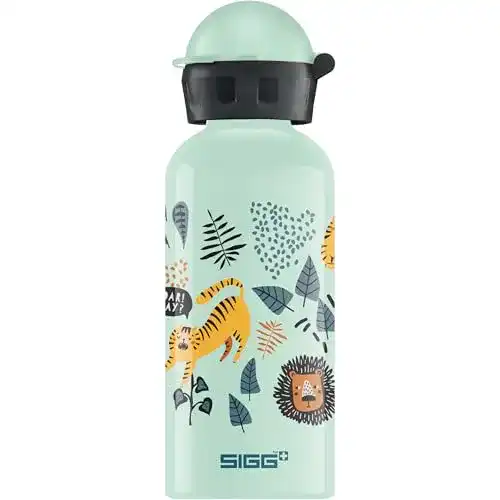 Alu-Trinkflasche SIGG für Kinder, KBT Jungle Tzz, 0,4L, Auslaufsicher, BPA-frei