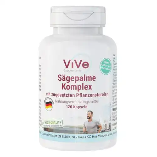 Prostata-Tabletten mit Sägepalmenextrakt von Vive Supplements