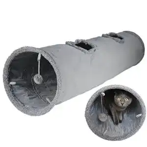 Katzentunnel Ouduess, faltbar, 130 x 30 cm für Katzen und Kleintiere