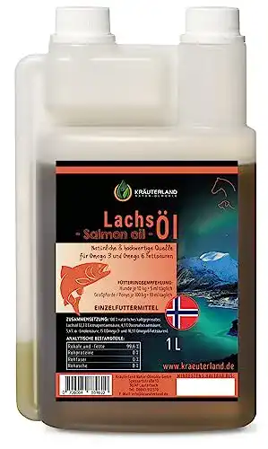 Lachsöl für Hunde von Kräuterland – Natur-Ölmühle