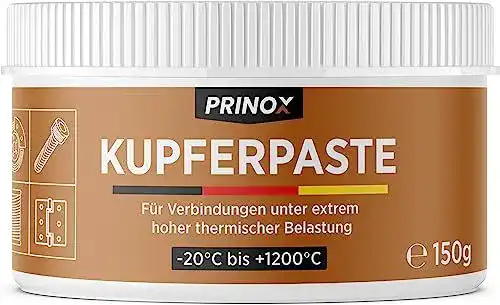 Bremsenpaste Prinox Profi Kupferpaste 150g – Hitzebeständig bis 1200°C