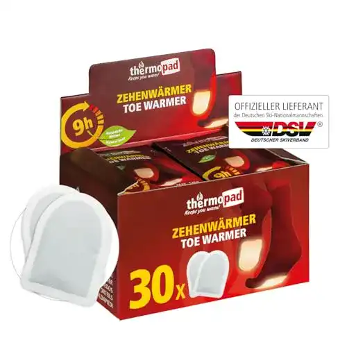 Thermopad Zehenwärmer 30 Paar Wärmepads für angenehme Wärme