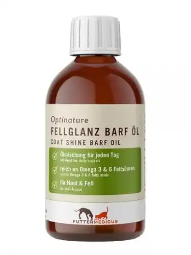Barf-Öl Futtermedicus Optinature Fellglanz für Haustiere 250 ml