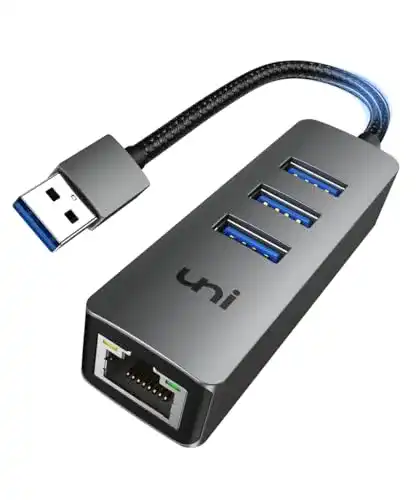 Netzwerkadapter uni USB Ethernet Adapter mit Aluminiumgehäuse
