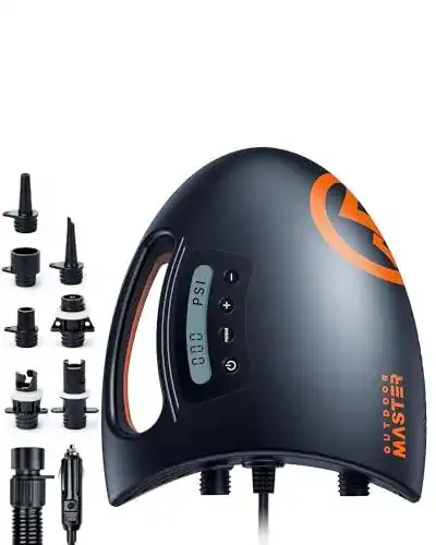 Elektrische Luftpumpe für SUPs – OutdoorMaster The Shark