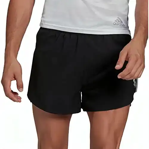 Adidas Herren Shorts Fast Split in Schwarz, Größe S