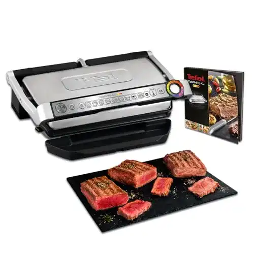 Tefal OptiGrill+ XL Kontaktgrill mit 9 Programmen für vielseitiges Grillen
