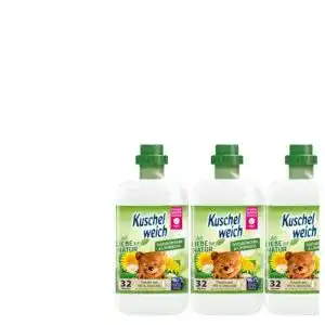Kuschelweich Weichspüler Set mit 3 x 750 ml und Duftsäckchen
