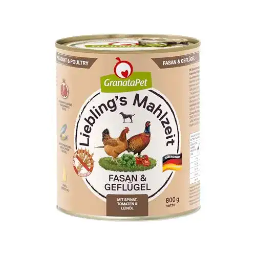 Hunde-Nassfutter GranataPet Liebling’s Mahlzeit Fasan und Geflügel