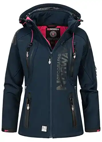 Skijacken für Damen von Geographical Norway – Softshell Outdoor Jacke