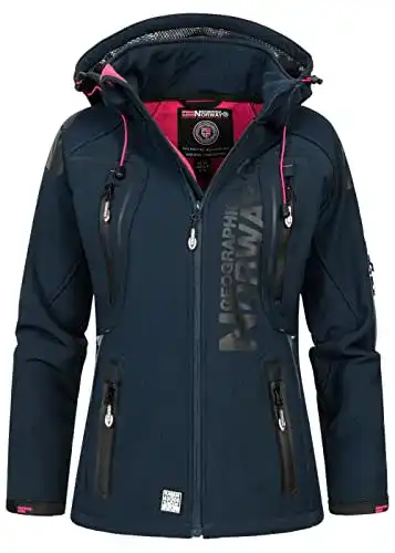 Skijacken für Damen von Geographical Norway – Softshell Outdoor Jacke