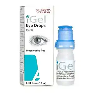 Augentropfen-Gel iGel mit Hyaluronsäure für trockene Augen