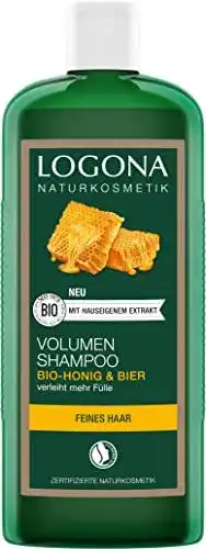 Logona Volumen Shampoo für feines Haar mit Bier und Bio Honig
