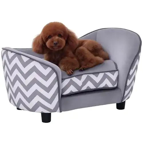 Hundesofa PawHut für kleine bis mittelgroße Hunde – 68,5 x 40,5 x 40,5 cm