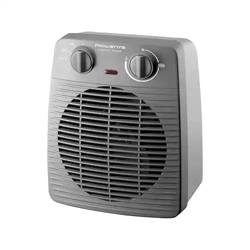 Rowenta Heizlüfter Compact Power mit 2 Heizstufen und Thermostat