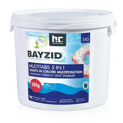 Chlortabletten für Pools von Höfer Chemie BAYZID Chlor Multitabs