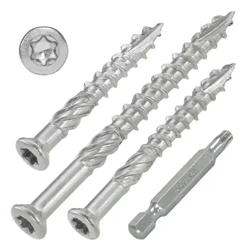 Terrassenschrauben Screw Rebel T-Inox A2 Edelstahl V2A rostfrei