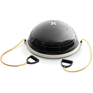 Balance Ball Sportplus Halbkugel mit Trainingsbändern für Fitness