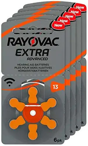 Hörgerätebatterien Typ 13 von Zhovee RAYOVAC im 5er Sparpack