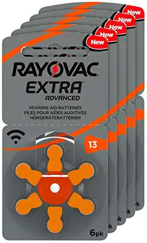 Hörgerätebatterien Typ 13 von Zhovee RAYOVAC im 5er Sparpack